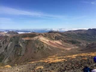 旭岳山頂の景色