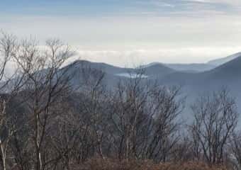黒檜山 登山道からの眺望