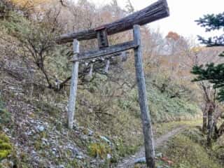 剣山登山道