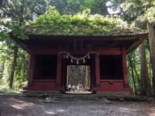 戸隠神社　随神門