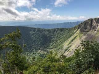 摩周岳登山道からの景色