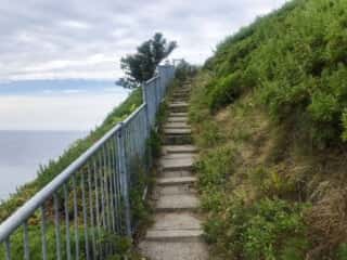 オロンコ岩への道