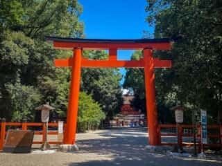 下鴨神社　南口鳥居