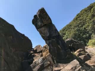 海岸の岩場