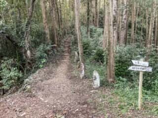 御嶽山 山道