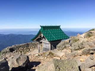 白山頂上からの景色