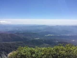 大山頂上からの景色