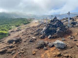 屏風岳・刈田岳 登山道