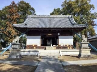 名木林神社　拝殿　 (伊久良河宮比定地)
