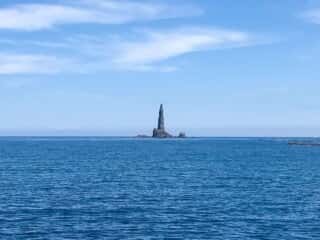蝋燭岩　北海道余市郡