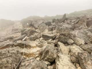 早池峰山 登山道