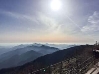 剣山頂上よりの展望