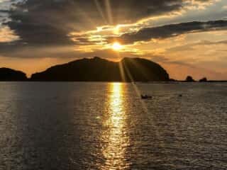 春分の日の竹ケ島