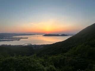 四国八十八ヶ所霊場 第84番札所 屋島寺の朝