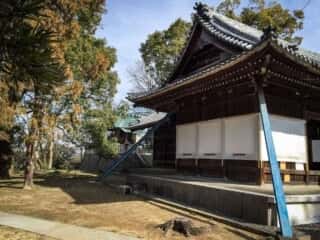 名木林神社 　拝殿　(伊久良河宮比定地)