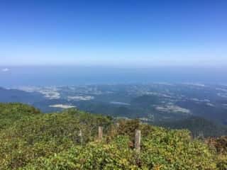 大山頂上からの景色