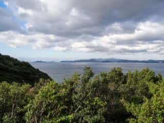 南淡路から望む剣山