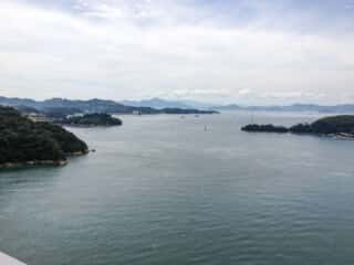 しまなみ海道サイクリングロードからの展望