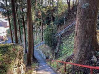 釣石神社　後方参道