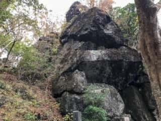 筑波山 立身石