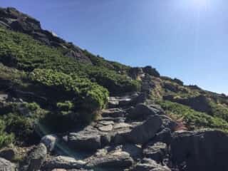 御前峰 白山登山道