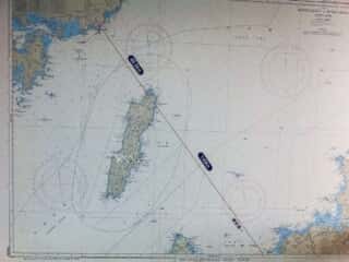 対馬の地図