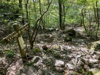 妙義山 登山道