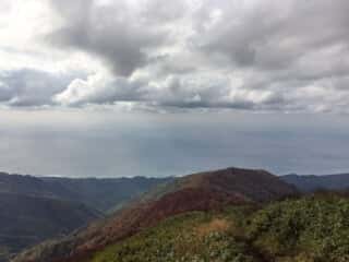 白神岳登山道からの景色