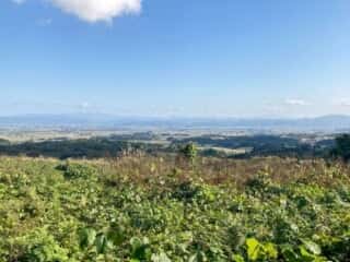 七高山登山道からの景色