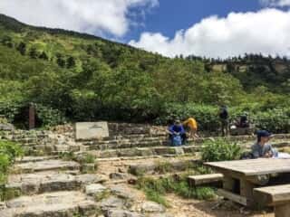 砂防新道 登山道