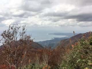 白神岳登山道からの景色