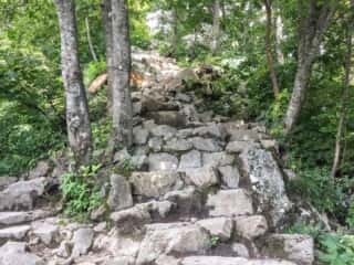 砂防新道 登山道