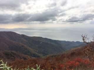 白神岳登山道からの景色