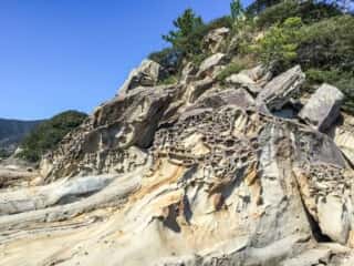 竜串海岸の奇石
