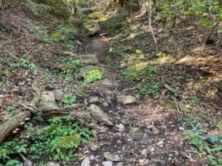 妙義山 登山道