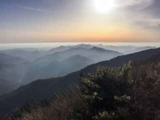 剣山頂上よりの展望