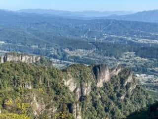 妙義山 登山道 大のぞき