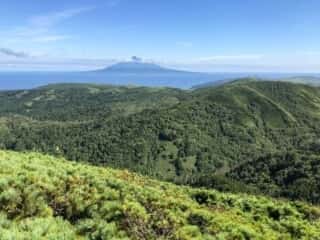 礼文岳登山道からの展望