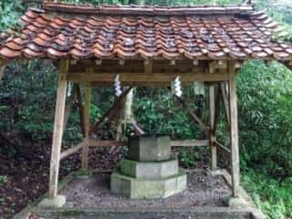 波波伎神社　手水舎