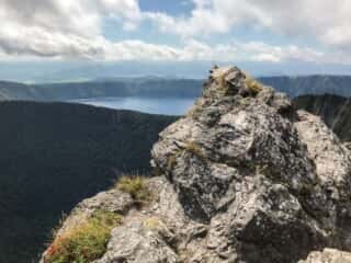 摩周岳登山道からの景色