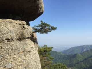 御在所岳 大黒岩からの景色