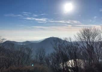 黒檜山 登山道からの眺望