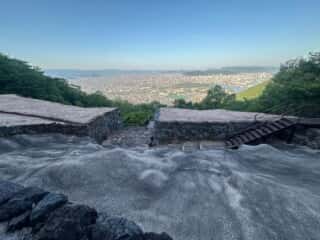 四国八十八ヶ所霊場 第84番札所 屋島寺の朝