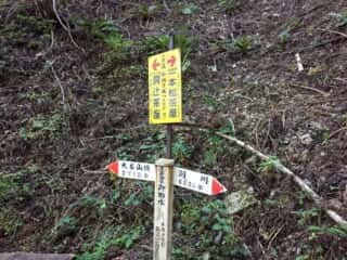山上ヶ岳（大峯山）登山道