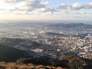 皿倉山 頂上からの景色