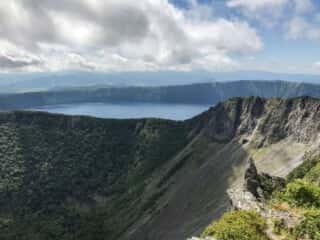 摩周岳登山道からの景色