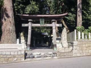 若宮神社 鳥居 (甲可日雲宮比定地)