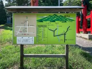 大石神社　案内図