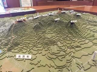 高千穂峯 周辺地形図模型