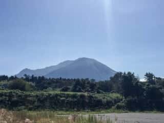 大山を望む